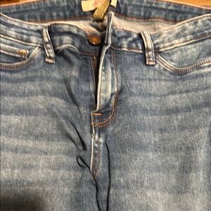 Refuge Blue Skinny Jeans with Subtle Fading